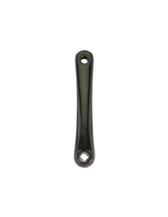 Alloy Left Crank Arm 165mm Square Taper JIS Design Black.